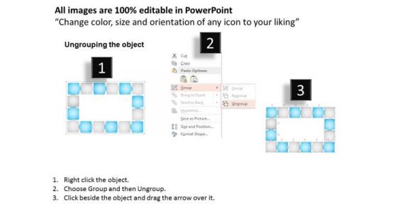 Business Diagram Person Icons With Text Boxes Presentation Template