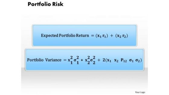 Business Diagram Portfolio Risk PowerPoint Ppt Presentation