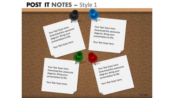 Business Diagram Post It Notes Style Mba Models And Frameworks Business Diagram Post It Notes Style Mba Models And Frameworks
