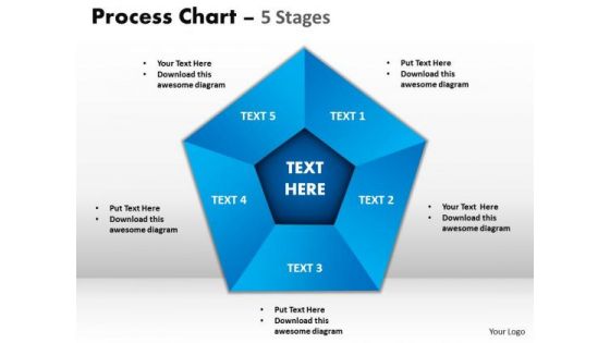 Business Diagram Process Chart 5 Stages Marketing Diagram
