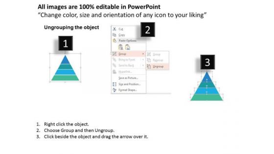 Business Diagram Pyramid Of Swot Analysis Presentation Template