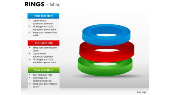 Business Diagram Rings Misc Strategic Management