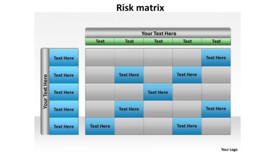 Business Diagram Risk Perfect Matrix Diagram Strategic Management Business Diagram Risk Perfect Matrix Diagram Strategic Management