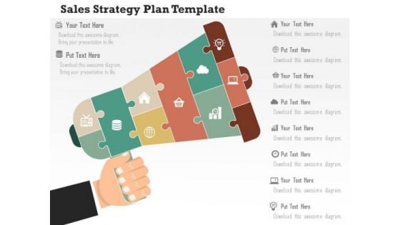 Business Diagram Sales Strategy Plan Template Presentation Template