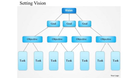 Business Diagram Setting Vision PowerPoint Template
