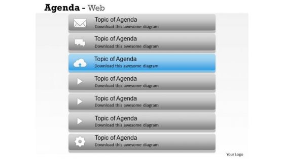 Business Diagram Seven Staged Agenda Business Cycle Diagram Business Diagram Seven Staged Agenda Business Cycle Diagram