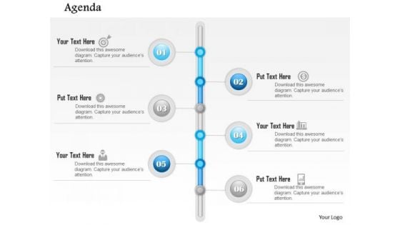 Business Diagram Six Point Timeline Agenda Diagram Presentation Template Business Diagram Six Point Timeline Agenda Diagram Presentation Template