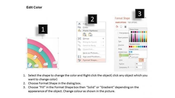 Business Diagram Six Staged Multicolored Linear Text Boxes Presentation Template