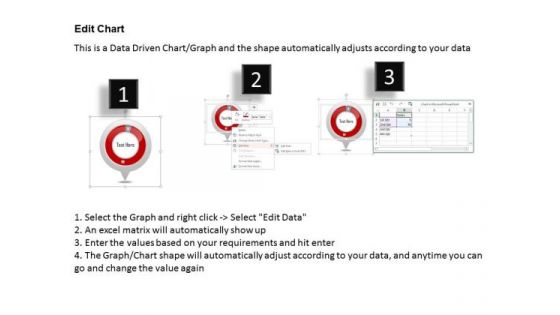 Business Diagram Six Staged Pie Charts For Text Representation PowerPoint Slide