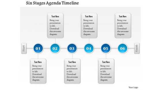 Business Diagram Six Stages Agenda Timeline Presentation Template Business Diagram Six Stages Agenda Timeline Presentation Template