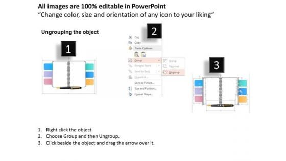 Business Diagram Six Steps Infographic Layout With Icons Presentation Template