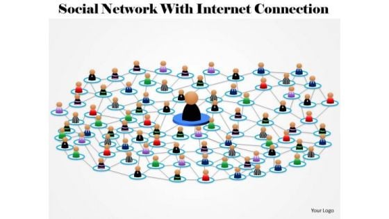 Business Diagram Social Network With Internet Connection Presentation Template Business Diagram Social Network With Internet Connection Presentation Template