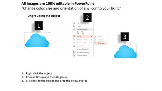 Business Diagram Sources And Use Cases Of Big Data Shown By Cloud Icons Ppt Slide