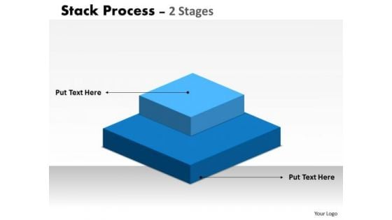 Business Diagram Stack Process 2 Stages For Business Consulting Diagram