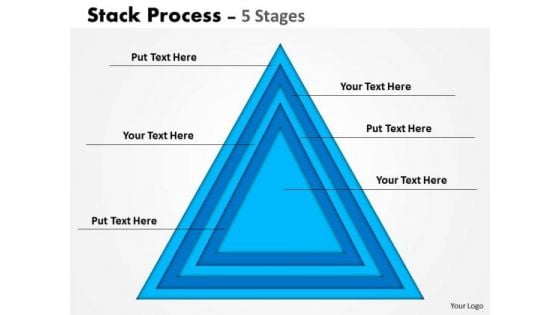 Business Diagram Stack Process Flow Business Framework Model