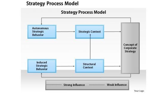 Business Diagram Strategy Process Model PowerPoint Ppt Presentation