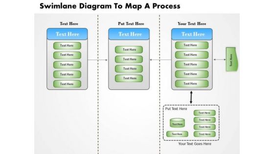 Business Diagram Swimlane Diagram To Map A Process Presentation Template Business Diagram Swimlane Diagram To Map A Process Presentation Template