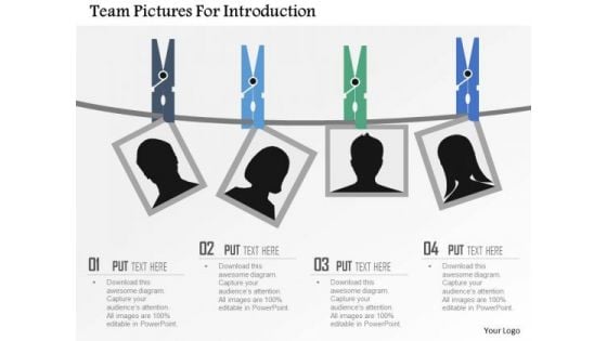 Business Diagram Team Pictures For Introduction Presentation Template