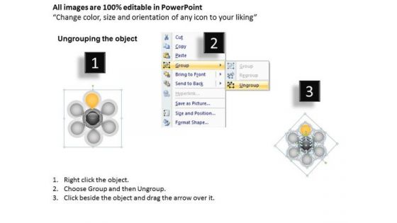 Business Diagram Templates 6 Stages Cause And Effect PowerPoint