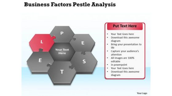 Business Diagram Templates PowerPoint Theme Process Pestlel Analysis Model Slides