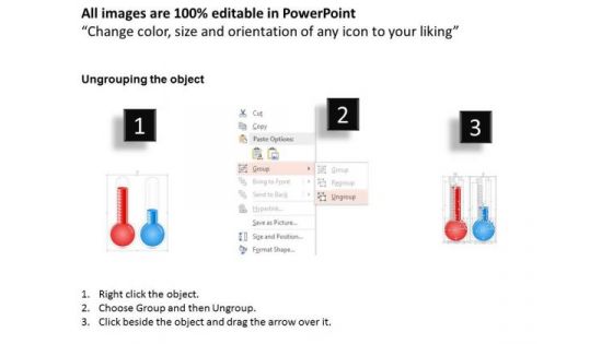 Business Diagram Thermometer With Icons Diagram PowerPoint Ppt Presentation