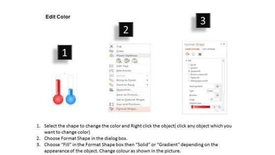 Business Diagram Thermometer With Icons Diagram PowerPoint Ppt Presentation