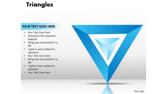 Business Diagram Triangles Diagram Marketing Diagram