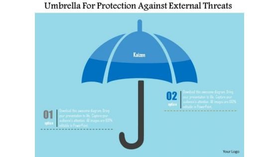 Business Diagram Umbrella For Protection Against External Threats Presentation Template Business Diagram Umbrella For Protection Against External Threats Presentation Template