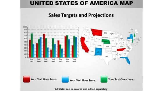 Business Diagram Usa Country Maps Strategic Management Business Diagram Usa Country Maps Strategic Management
