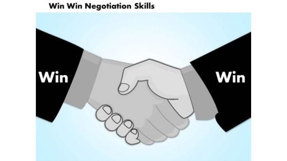 Business Diagram Win Win Negotiation Skills PowerPoint Ppt Presentation