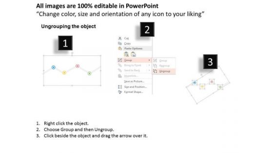 Business Diagram Zigzag Arrow For Business Targets Presentation Template