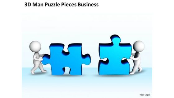 Business Diagrams Templates Puzzle Pieces New PowerPoint Presentation Slides