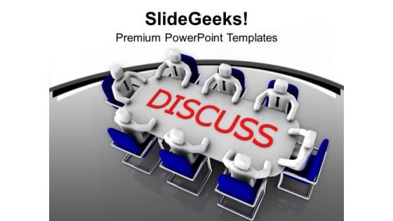 Business Discussion Target Meeting PowerPoint Templates Ppt Backgrounds For Slides 0413
