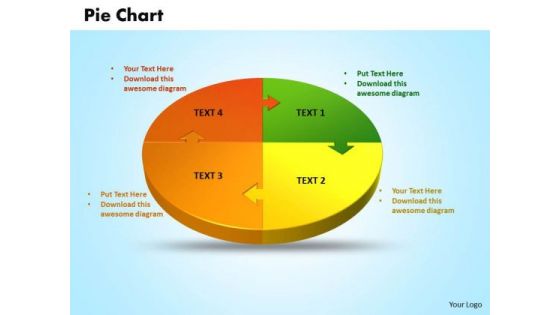 Business Editable PowerPoint Templates Business 3d Jigsaw Circular Pie Chart Ppt Slides