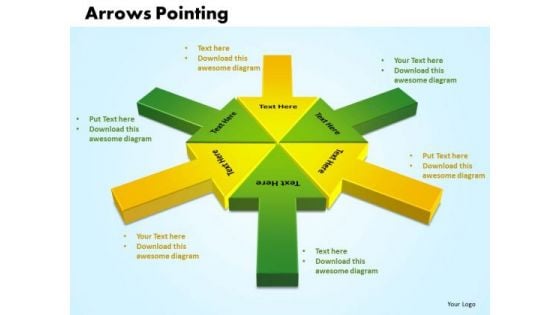 Business Editable PowerPoint Templates Business Arrows Pointing Inwards Chart Ppt Slides