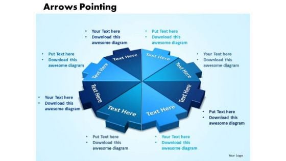 Business Education PowerPoint Templates Business Arrows Pointing Inwards Chart Ppt Slides