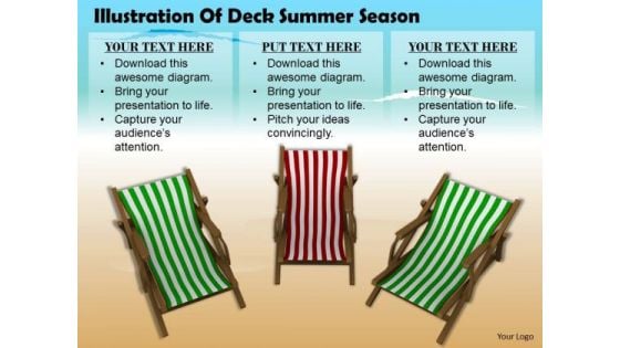 Business Expansion Strategy Illustration Of Deck Chairs Summer Season Pictures