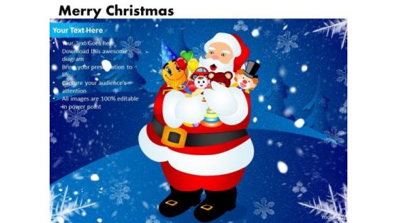 Business Festival PowerPoint Templates Business Merry Christmas Ppt Slides
