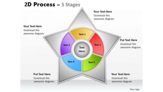 Business Finance Strategy Development 2d Star Process Diagram With 5 Stages Sales Diagram