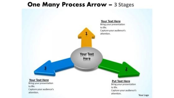 Business Finance Strategy Development 3d Arrow 3 Step Business Cycle Diagram