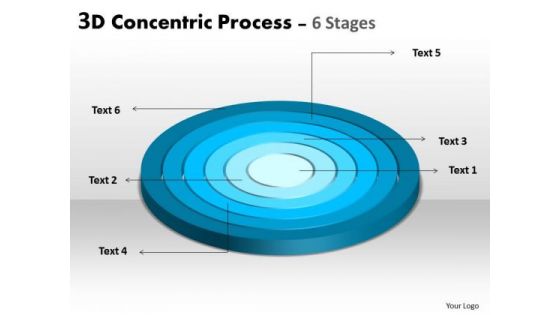 Business Finance Strategy Development 3d Concentric Business Process With 6 Stages Strategy Diagram