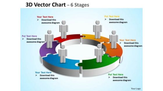 Business Finance Strategy Development 3d Vector Chart 6 Stages Sales Diagram