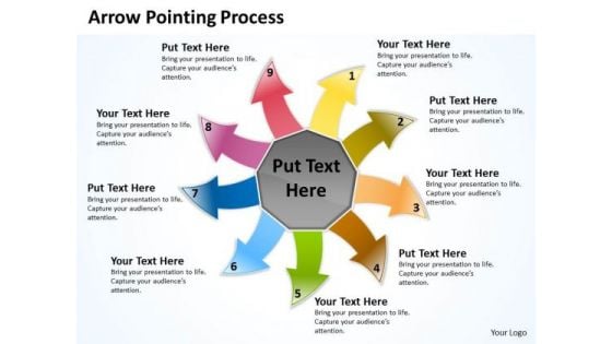 Business Finance Strategy Development Arrow Pointing Process Strategy Diagram