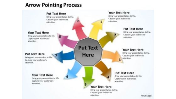 Business Finance Strategy Development Arrow Pointing Process Strategy Diagram