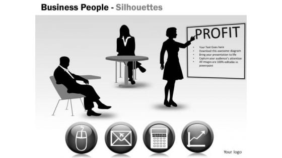 Business Finance Strategy Development Business People Silhouettes Strategic Management