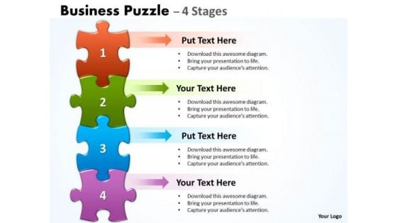 Business Finance Strategy Development Business Puzzle 4 Strategic Management