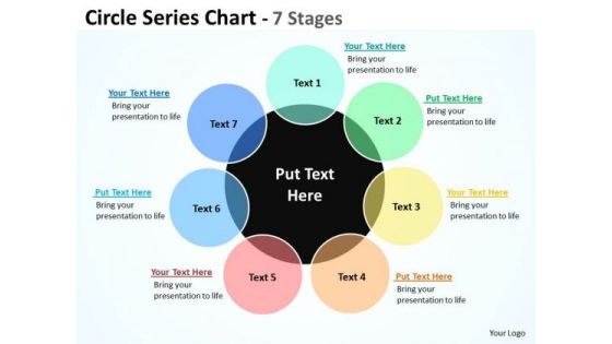 Business Finance Strategy Development Circle Series Chart 7 Stages Strategy Diagram