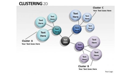 Business Finance Strategy Development Combined Text Circles Sales Diagram