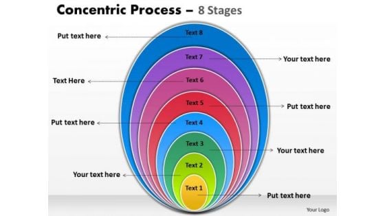 Business Finance Strategy Development Concentric Sales Diagram