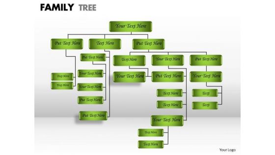 Business Finance Strategy Development Family Tree Sales Diagram